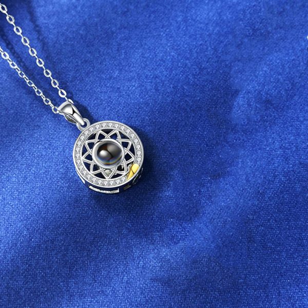 Sun Moon Shape Couple Personalized Necklaces - Image 6