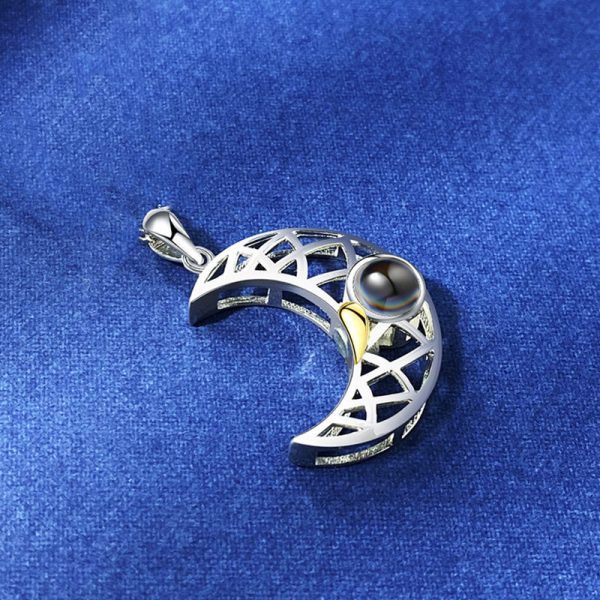 Sun Moon Shape Couple Personalized Necklaces - Image 5